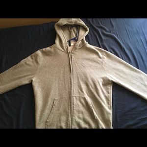 H&M Grey Zipper Hoodie